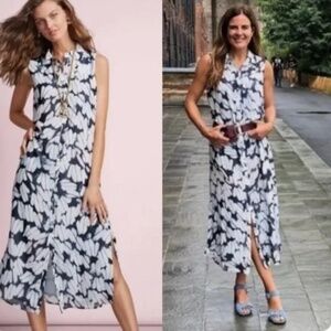 ☀️SUMMER CLEARANCE☀️ CAbi 'Cloud Sky' Button-down Shirt Dress
